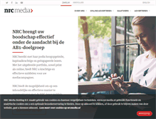 Tablet Screenshot of nrcmedia.nl